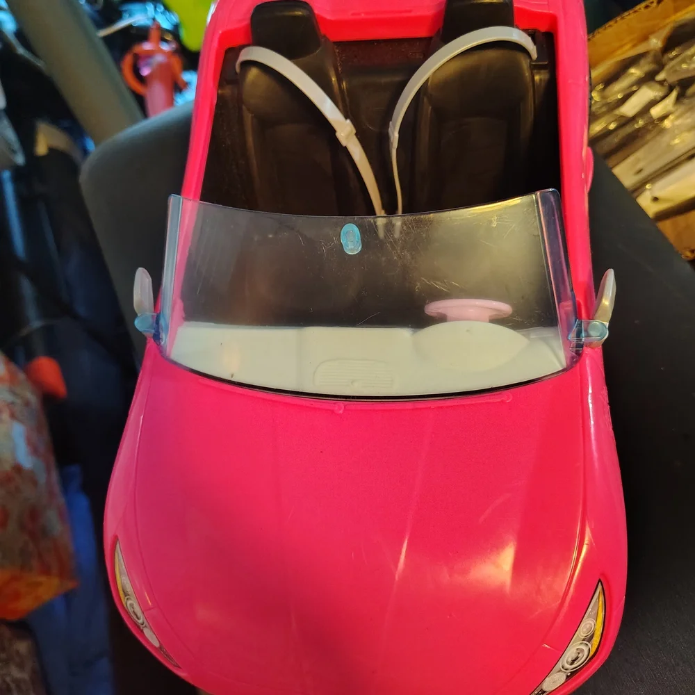 Pink Toy Convertible Car - Picture 2 of 3
